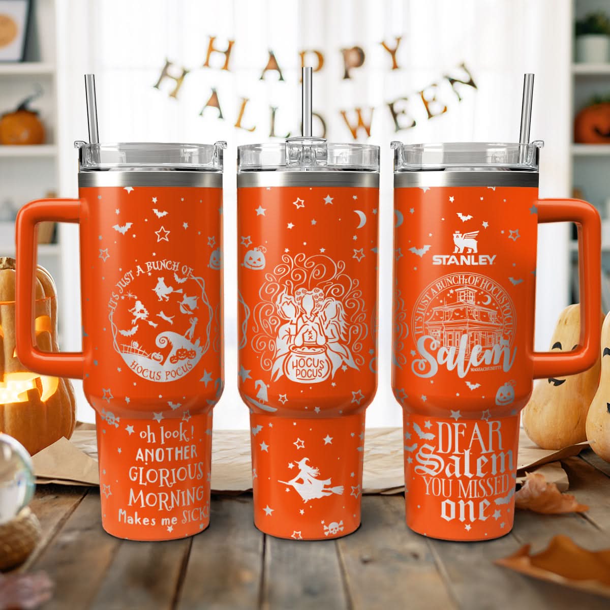 Hocus Pocus Movies Custom Stanley Cup 40 oz 30 oz Tumbler With HandleTVC2301471