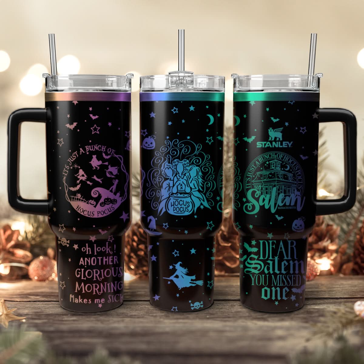 Hocus Pocus Movies Custom Stanley Cup 40 oz 30 oz Tumbler With HandleTVC2301471