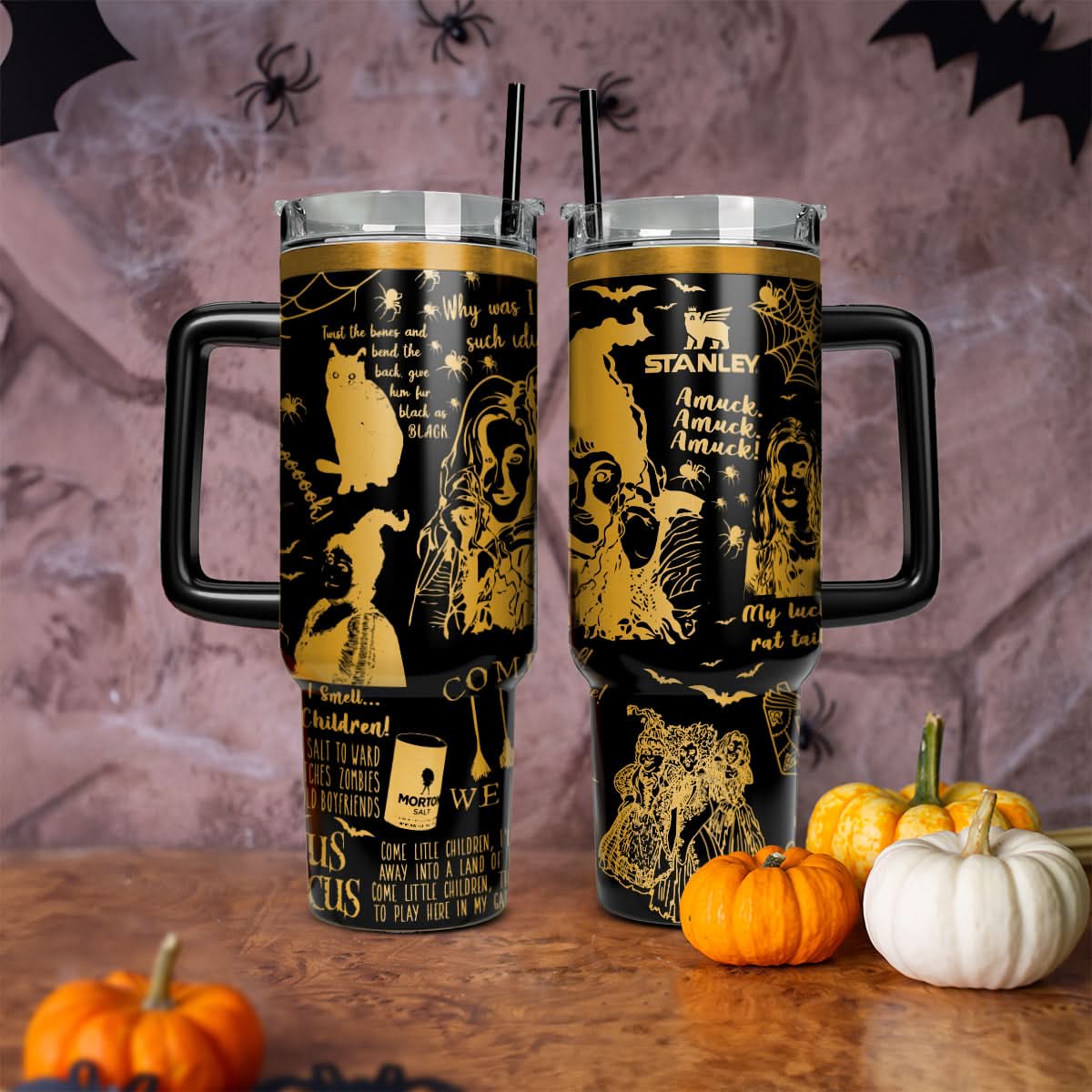 Hocus Pocus Movies Custom Stanley Cup 40 oz 30 oz Tumbler With HandleTVC2301471