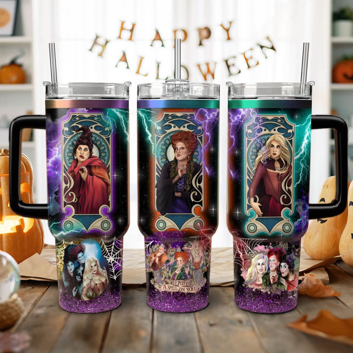 Hocus Pocus Movies Custom Stanley Cup 40 oz 30 oz Tumbler With HandleTVC2301471