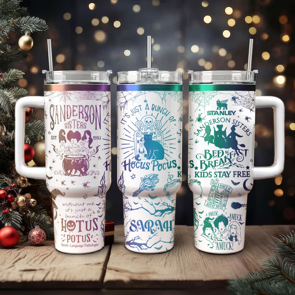 Hocus Pocus Movies Custom Stanley Cup 40 oz 30 oz Tumbler With HandleTVC2301471