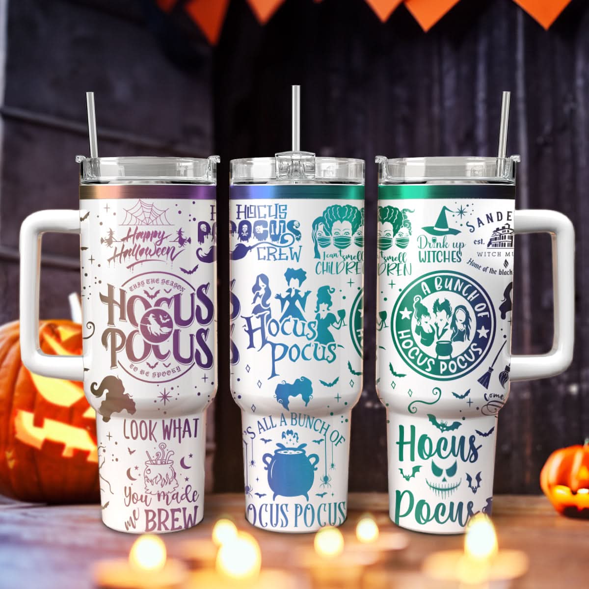Hocus Pocus Movies Custom Stanley Cup 40 oz 30 oz Tumbler With HandleTVC2301471