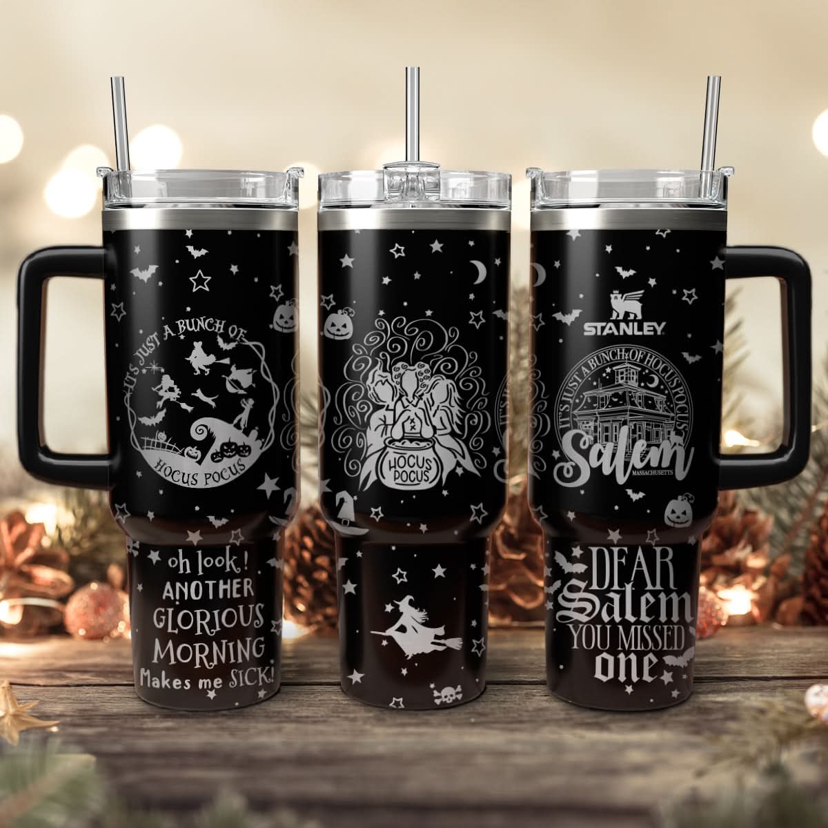 Hocus Pocus Movies Custom Stanley Cup 40 oz 30 oz Tumbler With HandleTVC2301471