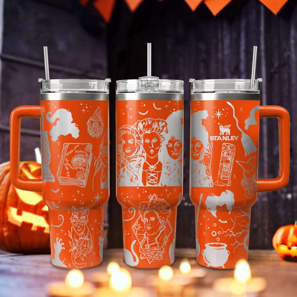 Hocus Pocus Movies Custom Stanley Cup 40 oz 30 oz Tumbler With HandleTVC2301472