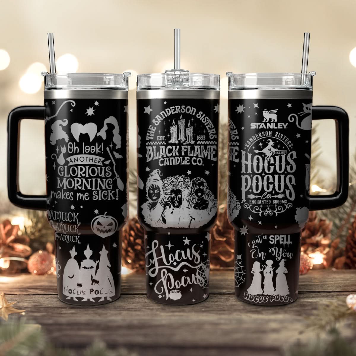 Hocus Pocus Movies Custom Stanley Cup 40 oz 30 oz Tumbler With HandleTVC2301472