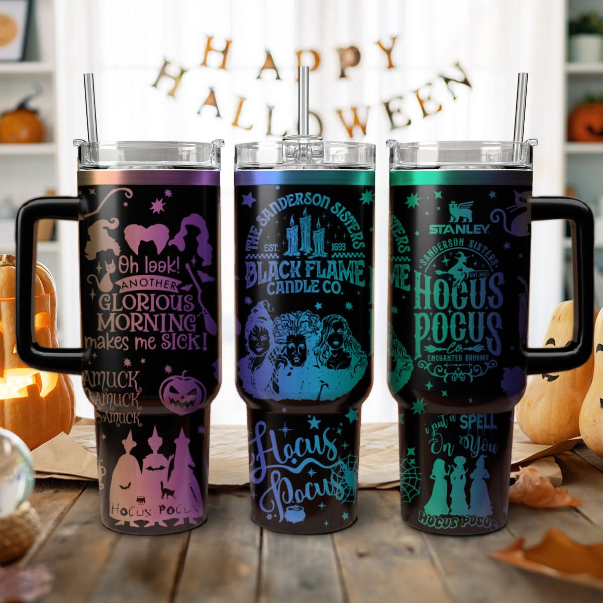 Hocus Pocus Movies Custom Stanley Cup 40 oz 30 oz Tumbler With HandleTVC2301472