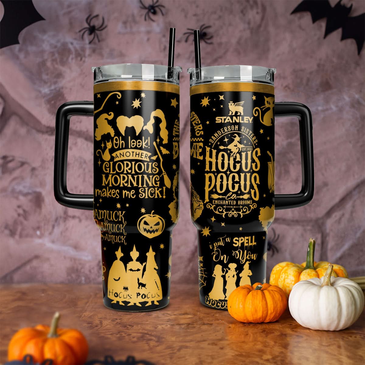 Hocus Pocus Movies Custom Stanley Cup 40 oz 30 oz Tumbler With HandleTVC2301472
