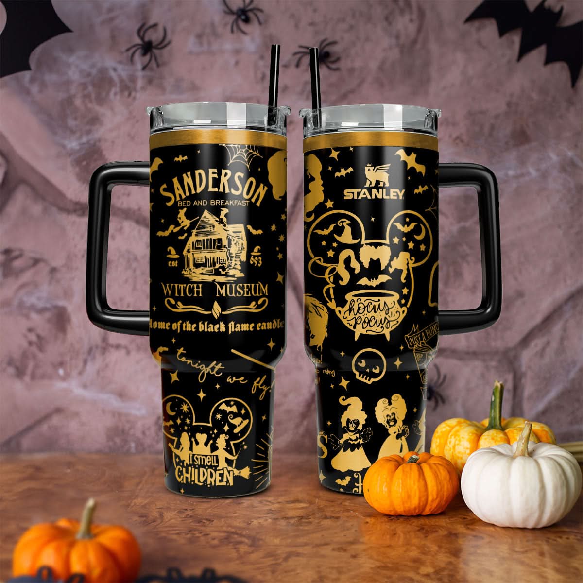 Hocus Pocus Movies Custom Stanley Cup 40 oz 30 oz Tumbler With HandleTVC2301472