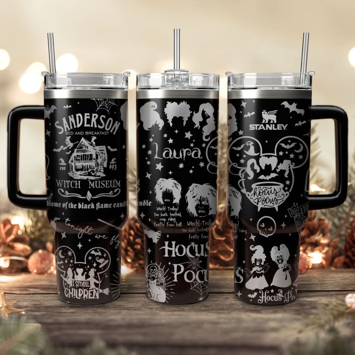 Hocus Pocus Movies Custom Stanley Cup 40 oz 30 oz Tumbler With HandleTVC2301472