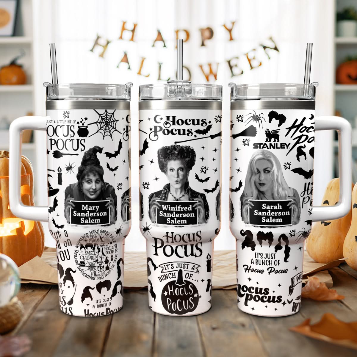 Hocus Pocus Movies Custom Stanley Cup 40 oz 30 oz Tumbler With HandleTVC2301472