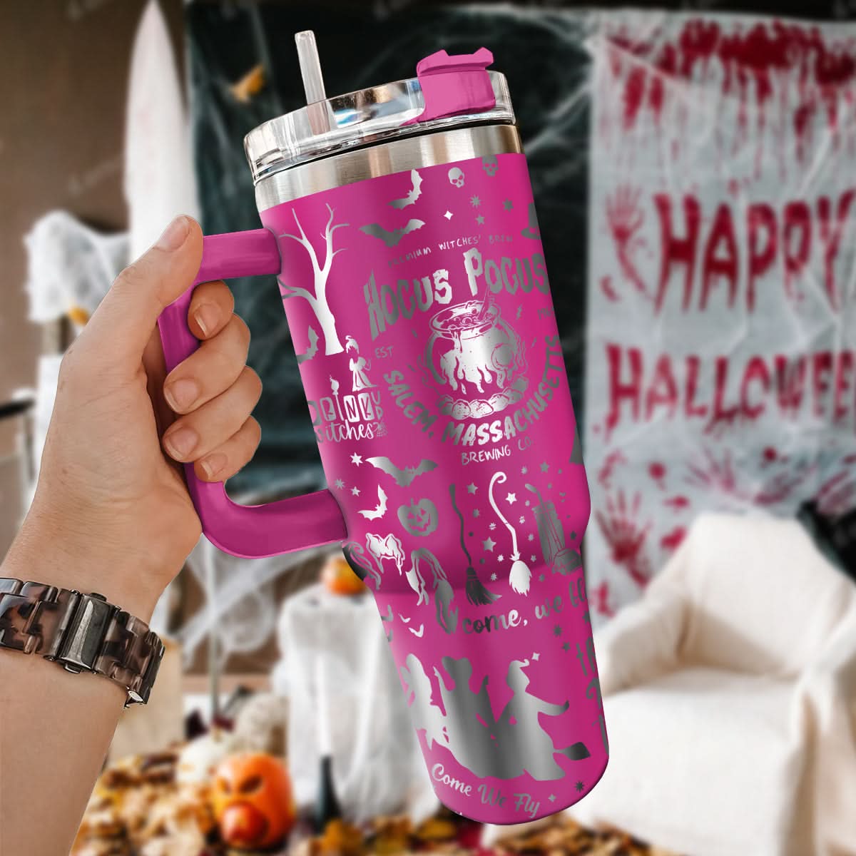 Hocus Pocus Movies Custom Stanley Cup 40 oz 30 oz Tumbler With HandleTVC2301473