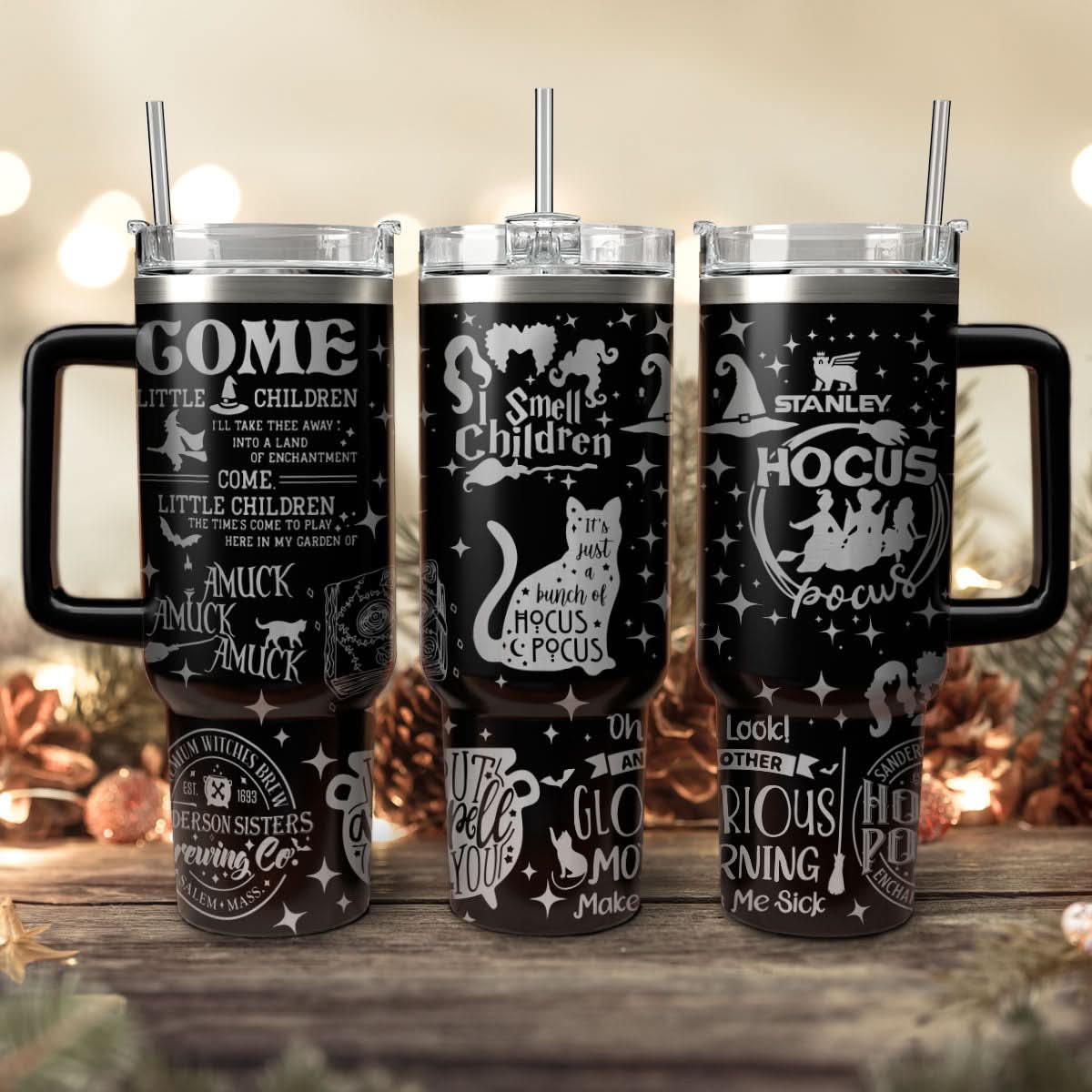 Hocus Pocus Movies Custom Stanley Cup 40 oz 30 oz Tumbler With HandleTVC2301473