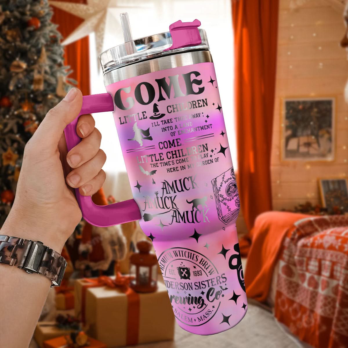 Hocus Pocus Movies Custom Stanley Cup 40 oz 30 oz Tumbler With HandleTVC2301473