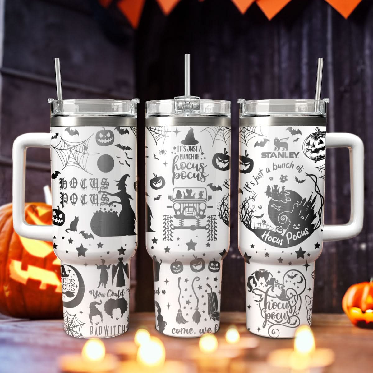 Hocus Pocus Movies Custom Stanley Cup 40 oz 30 oz Tumbler With HandleTVC2301473