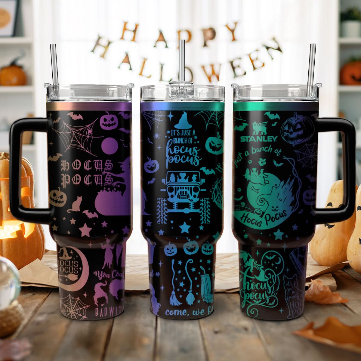 Hocus Pocus Movies Custom Stanley Cup 40 oz 30 oz Tumbler With HandleTVC2301473
