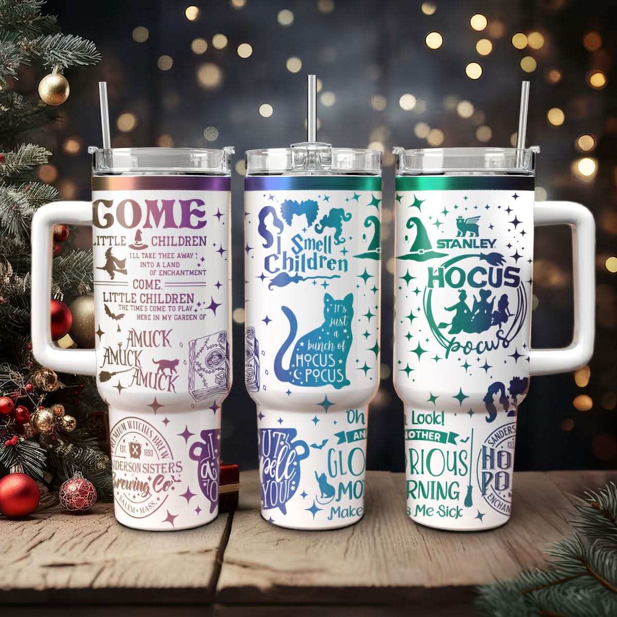 Hocus Pocus Movies Custom Stanley Cup 40 oz 30 oz Tumbler With HandleTVC2301473