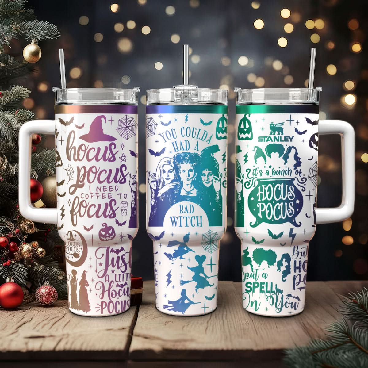 Hocus Pocus Movies Custom Stanley Cup 40 oz 30 oz Tumbler With HandleTVC2301474