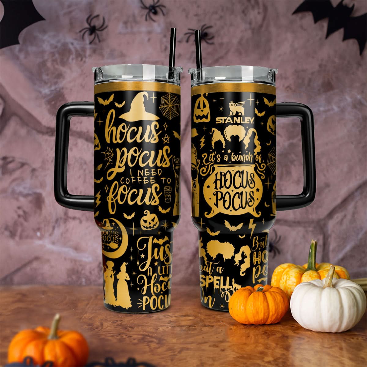 Hocus Pocus Movies Custom Stanley Cup 40 oz 30 oz Tumbler With HandleTVC2301474
