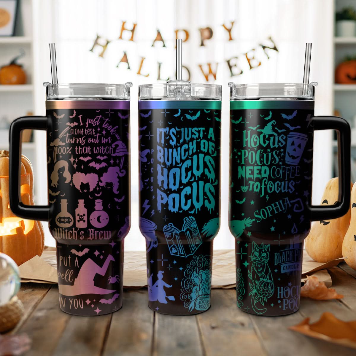 Hocus Pocus Movies Custom Stanley Cup 40 oz 30 oz Tumbler With HandleTVC2301474
