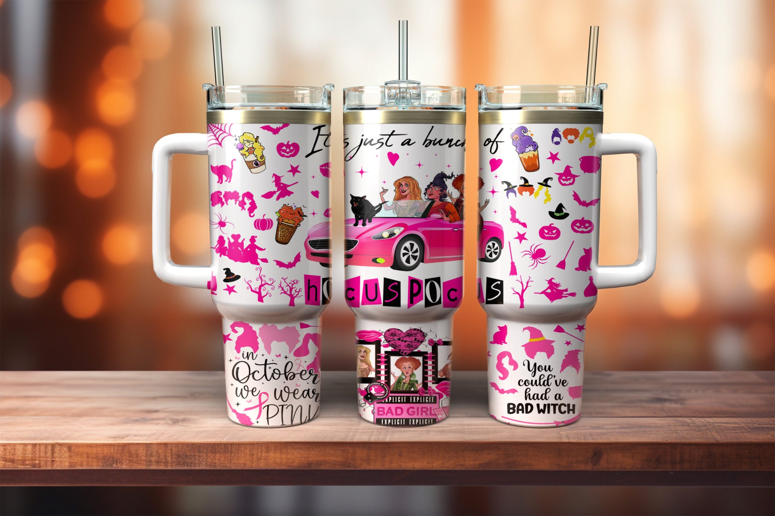 Hocus Pocus Movies Custom Stanley Cup 40 oz 30 oz Tumbler With HandleTVC2301880