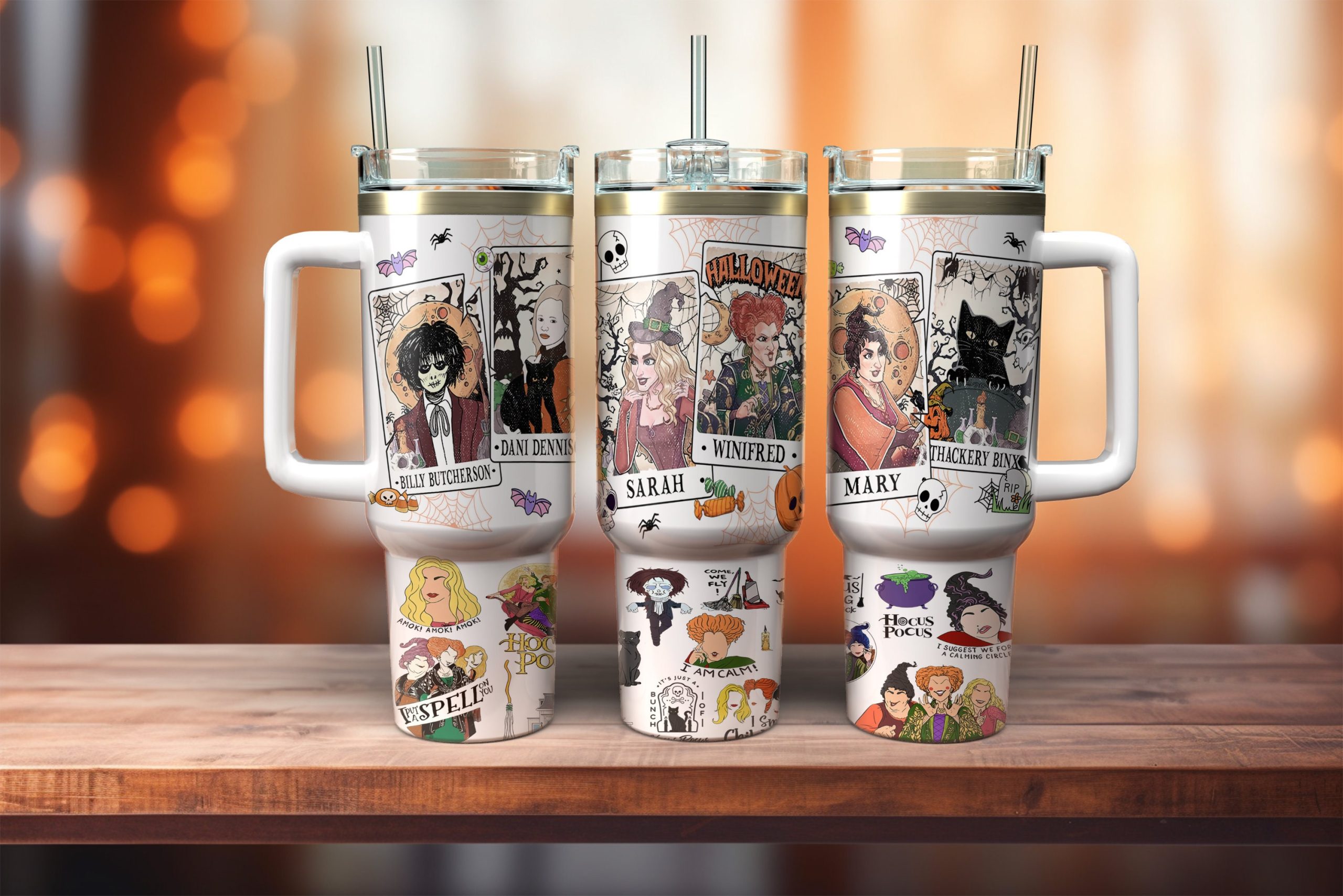 Hocus Pocus Movies Custom Stanley Cup 40 oz 30 oz Tumbler With HandleTVC2301884