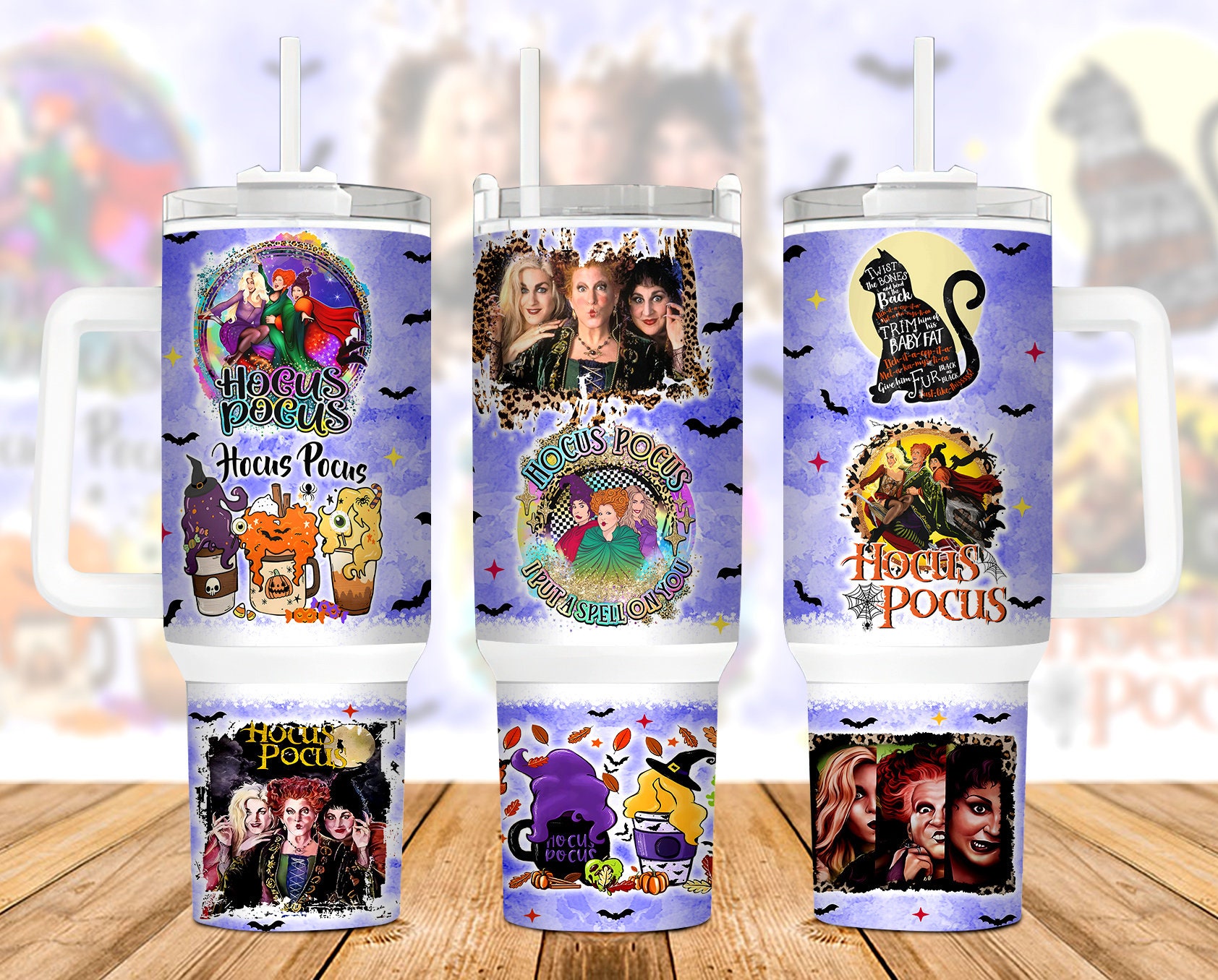 Hocus Pocus Movies Custom Stanley Cup 40 oz 30 oz Tumbler With HandleTVC2301887