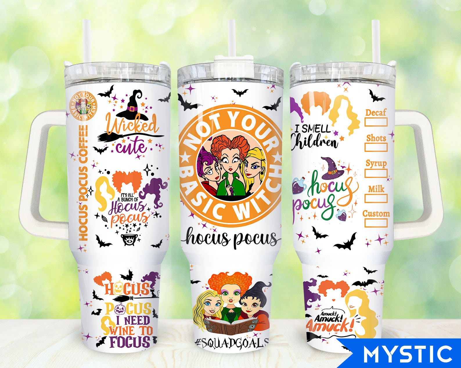 Hocus Pocus Movies Custom Stanley Cup 40 oz 30 oz Tumbler With HandleTVC2301917