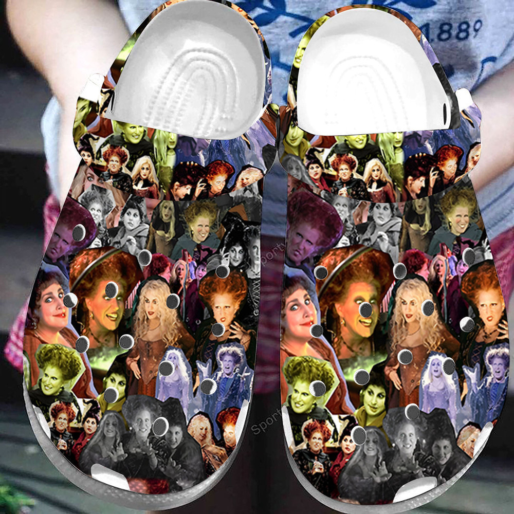 Hocus Pocus Witch Characters Halloween Clogs Shoes