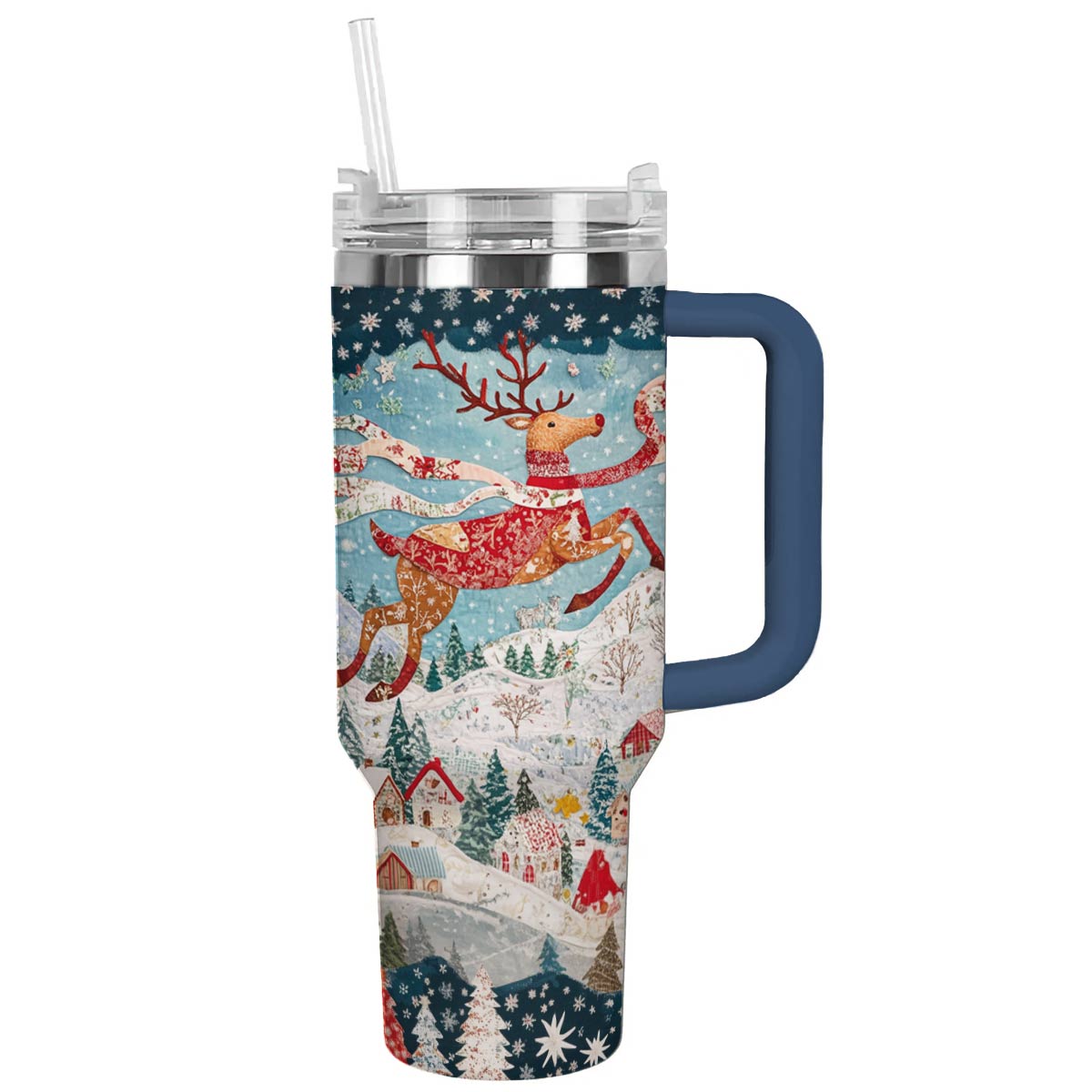 Holiday Charm Christmas Custom Stanley Cup 40 oz 30 oz Tumbler With HandleTVC2301497