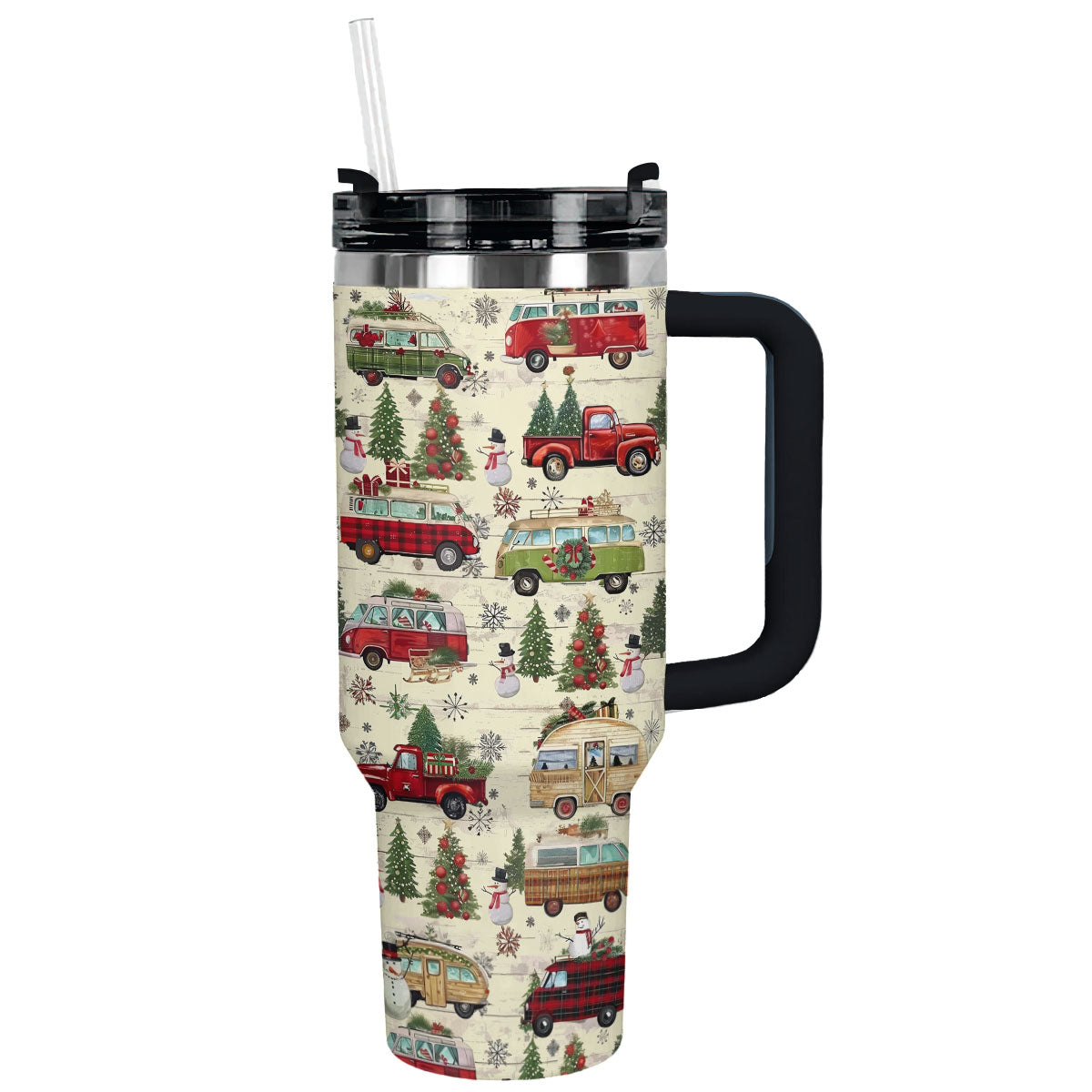 Holiday Road Trip Christmas Custom Stanley Cup 40 oz 30 oz Tumbler With HandleTVC2301500