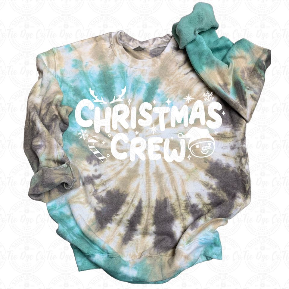 Holiday sweatshirt, Christmas Tie Dye Sweatshirt, Christmas 3D Sweater