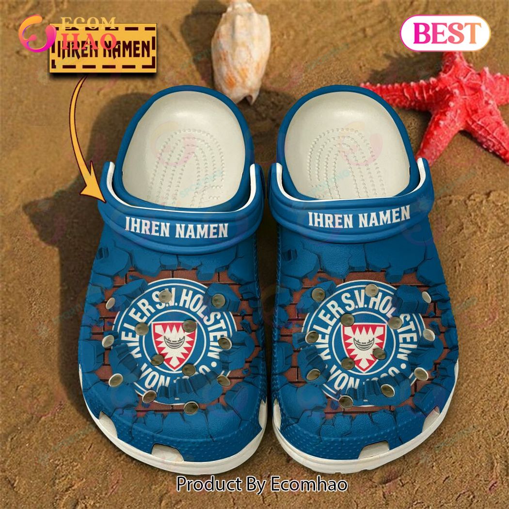 Holstein Kiel Bundesliga Sport Crocs Crocband Clogs Shoes Comfortable For Men Women and Kids