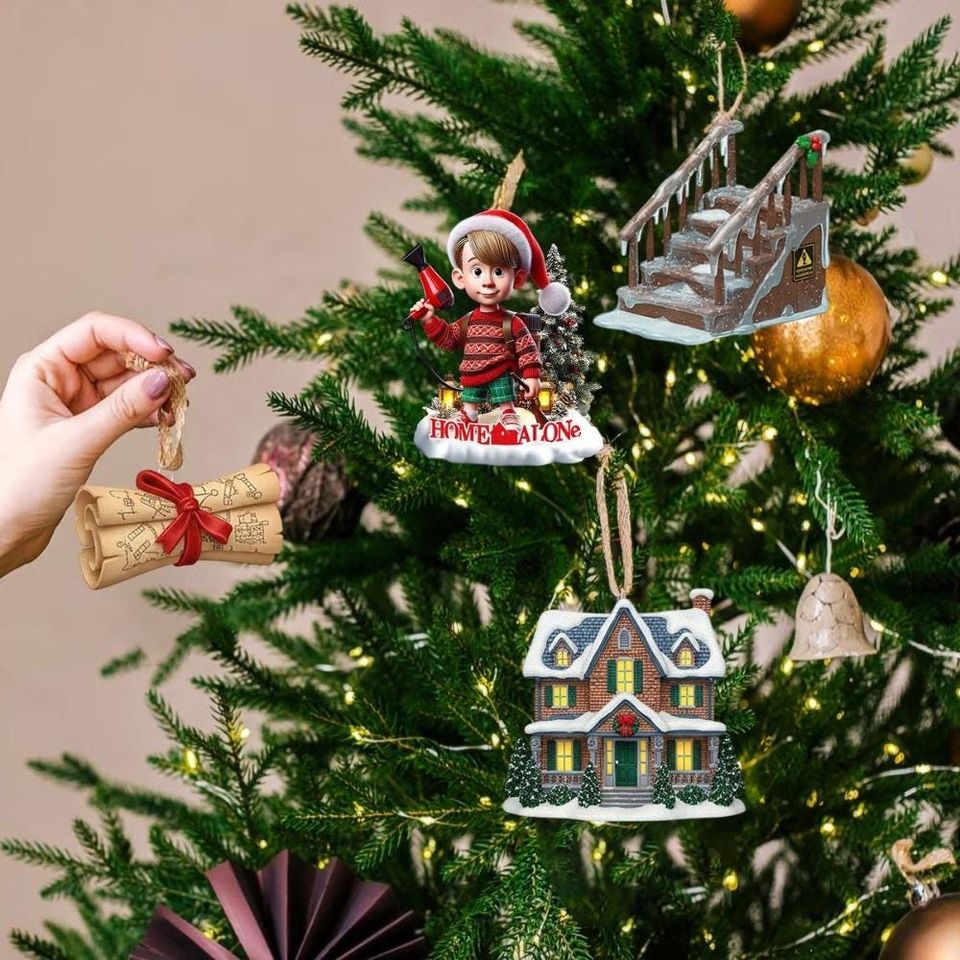 Home Alone Acrylic Flat Advent Calendar 2025, Funny Movie Christmas Countdown Box - Image 3