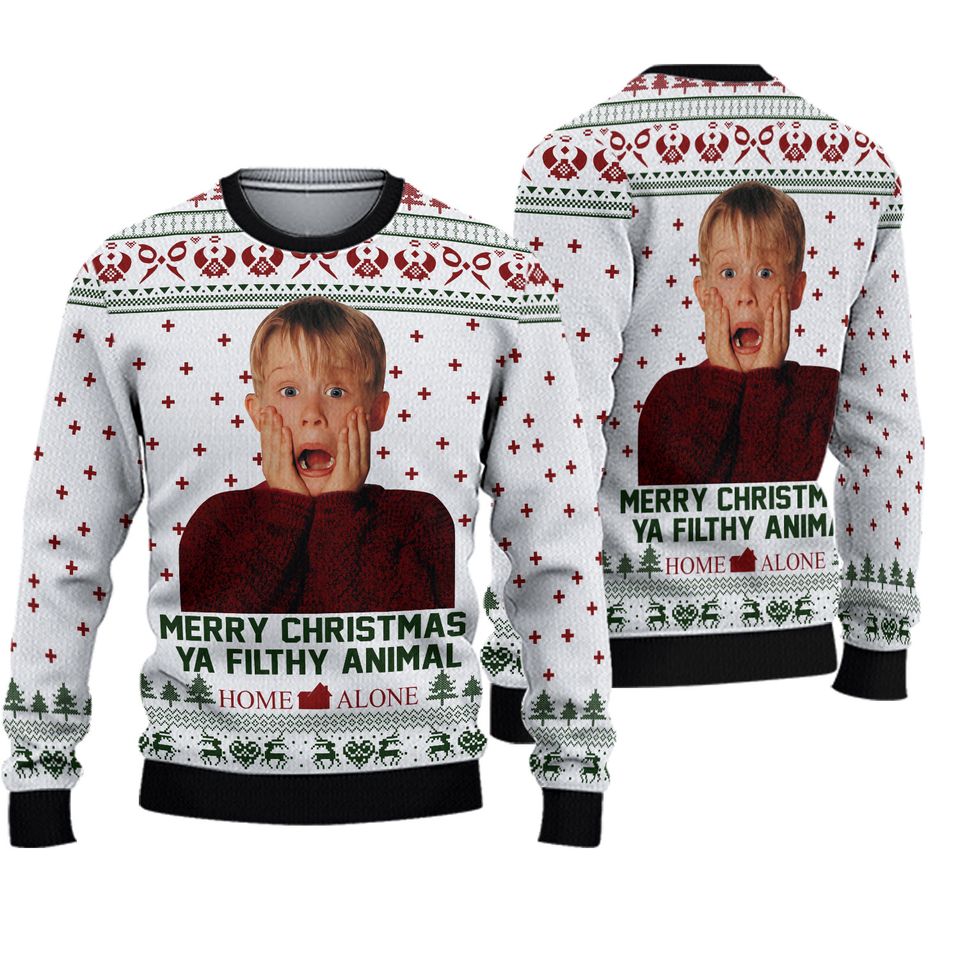 Home Alone Christmas Ugly Sweater