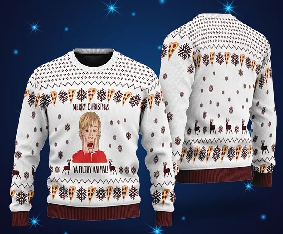 Home Alone Christmas Ugly Sweater, Christmas Movie Ugly Sweater