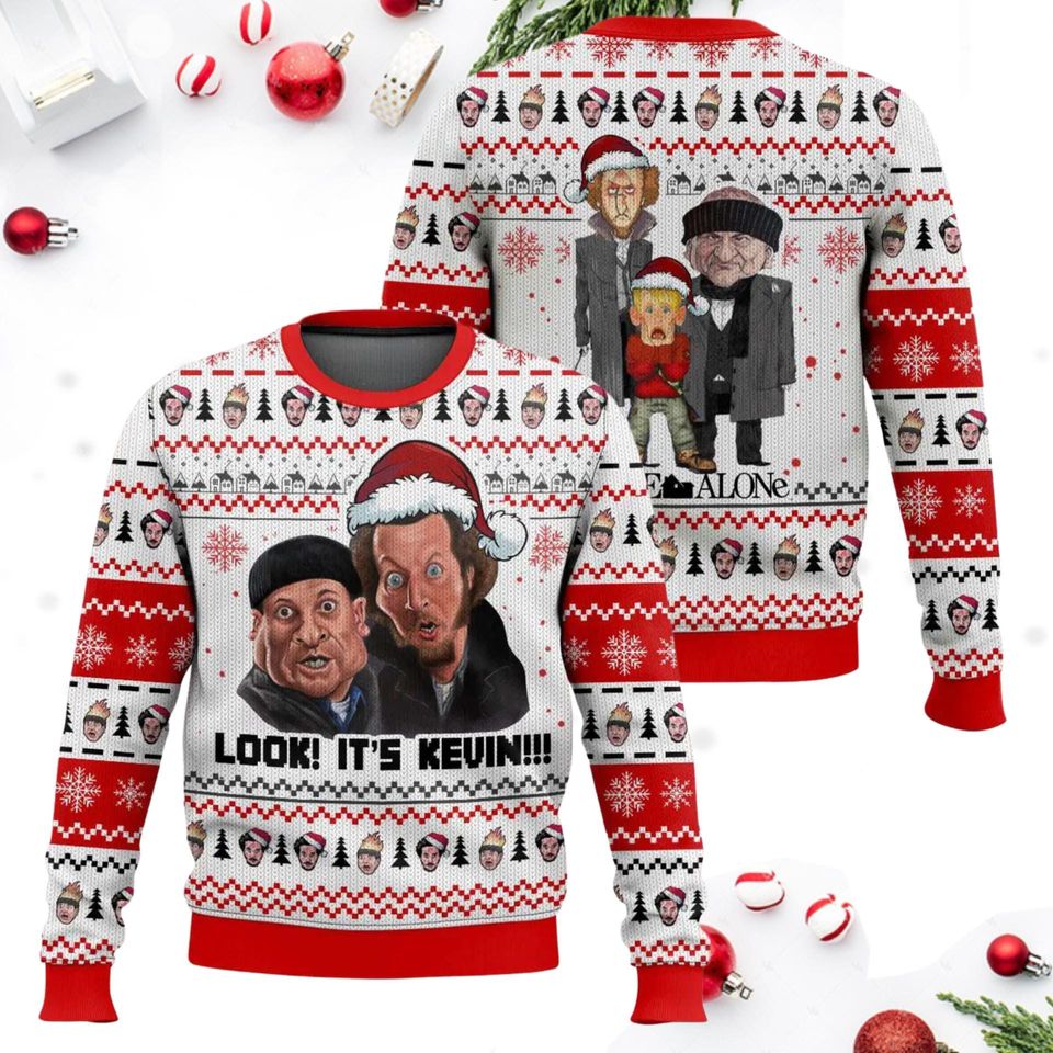 Home Alone Look Its Kevin Christmas Ugly Sweater