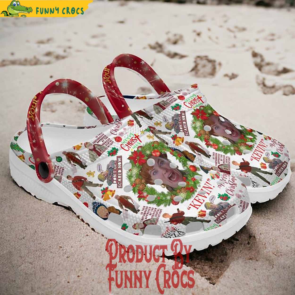 Home Alone Movie Christmas Crocs Crocband Clogs Shoes Comfortable For Men Women and Kids - Image 2