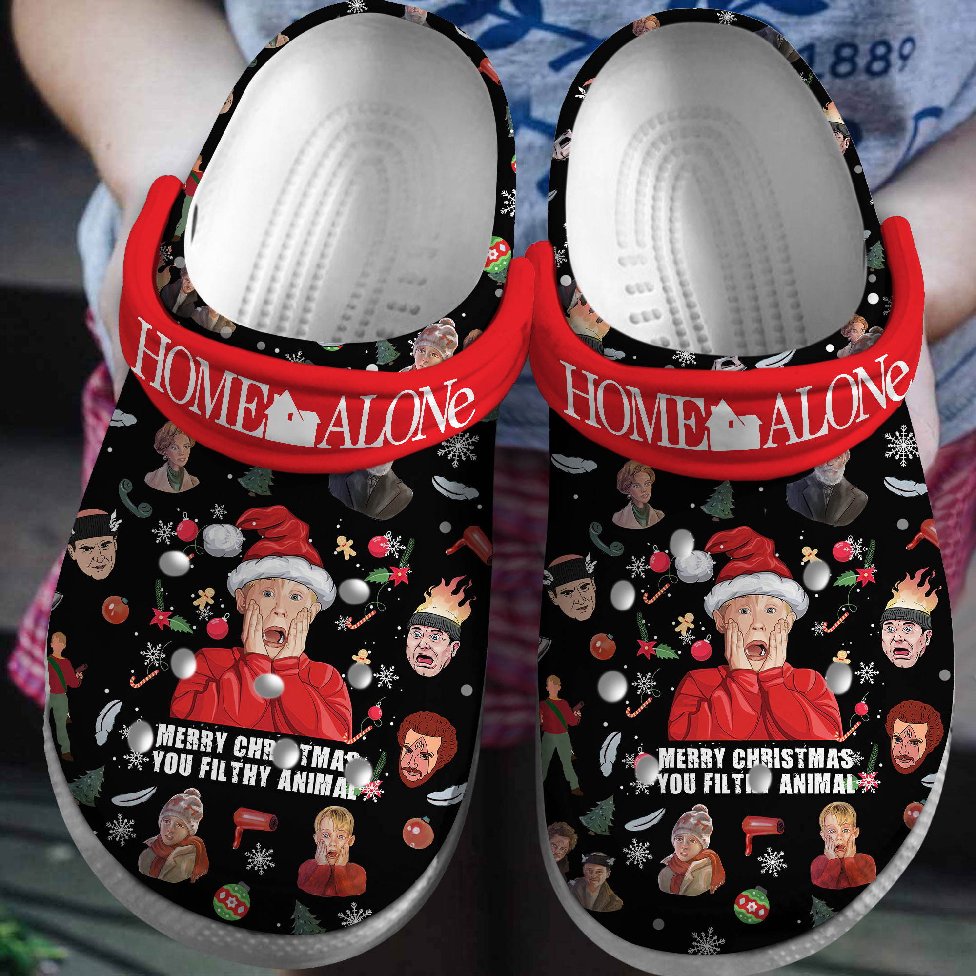 Home Alone Movie Crocs Crocband Clogs Shoes Comfortable For Men Women and Kids