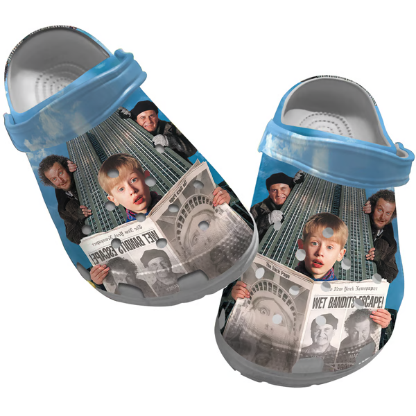Home Alone Movie Crocs Crocband Clogs Shoes Comfortable For Men Women and Kids