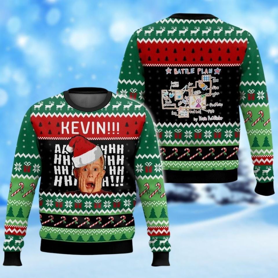 Home Alone Movie Ugly Sweater, Home Alone Xmas Sweater