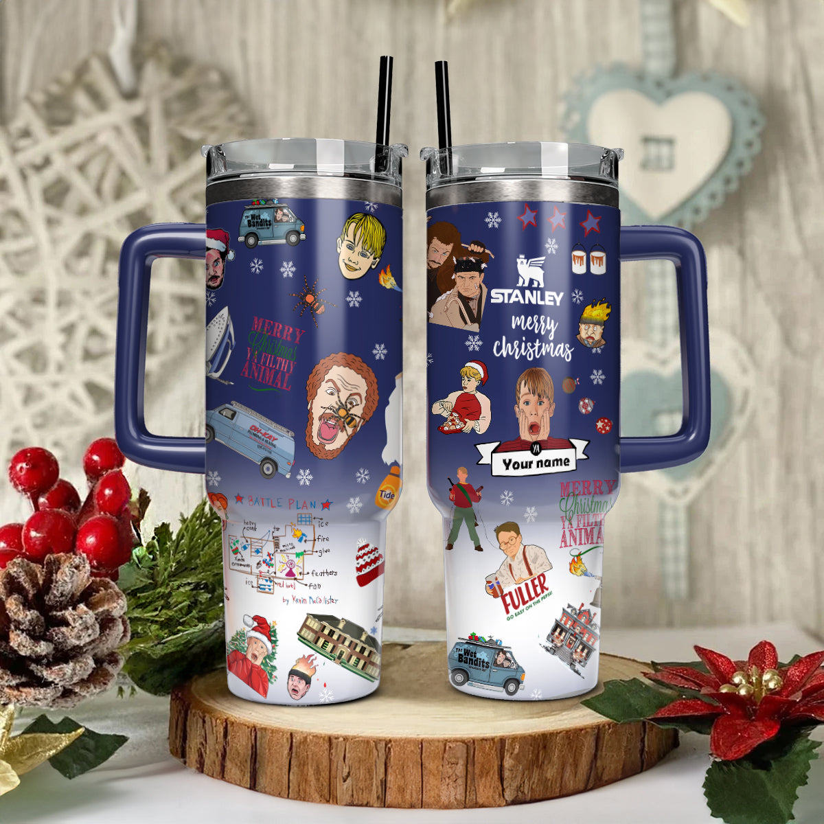 Home Alone Movies Custom Stanley Cup 40 oz 30 oz Tumbler With HandleTVC2301423 - Image 4