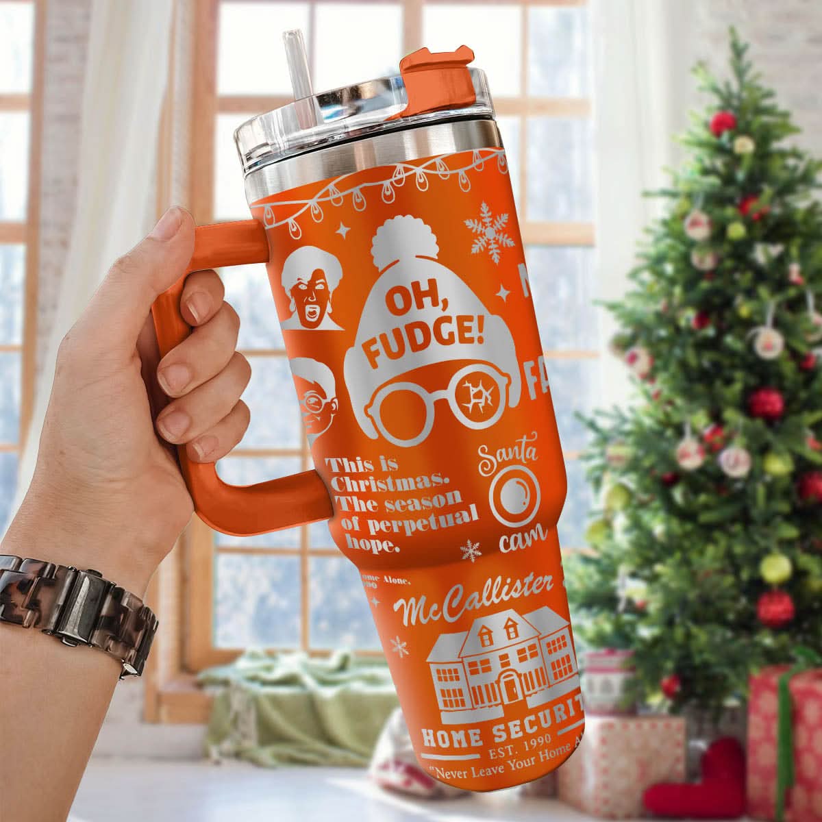 Home Alone Movies Custom Stanley Cup 40 oz 30 oz Tumbler With HandleTVC2301433