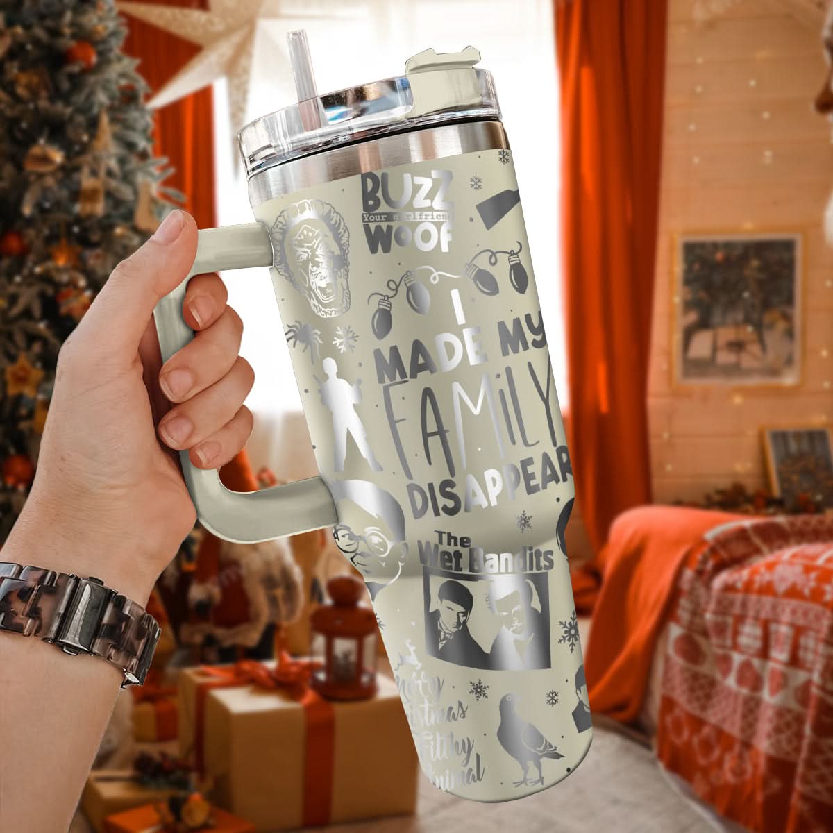 Home Alone Movies Custom Stanley Cup 40 oz 30 oz Tumbler With HandleTVC2301441