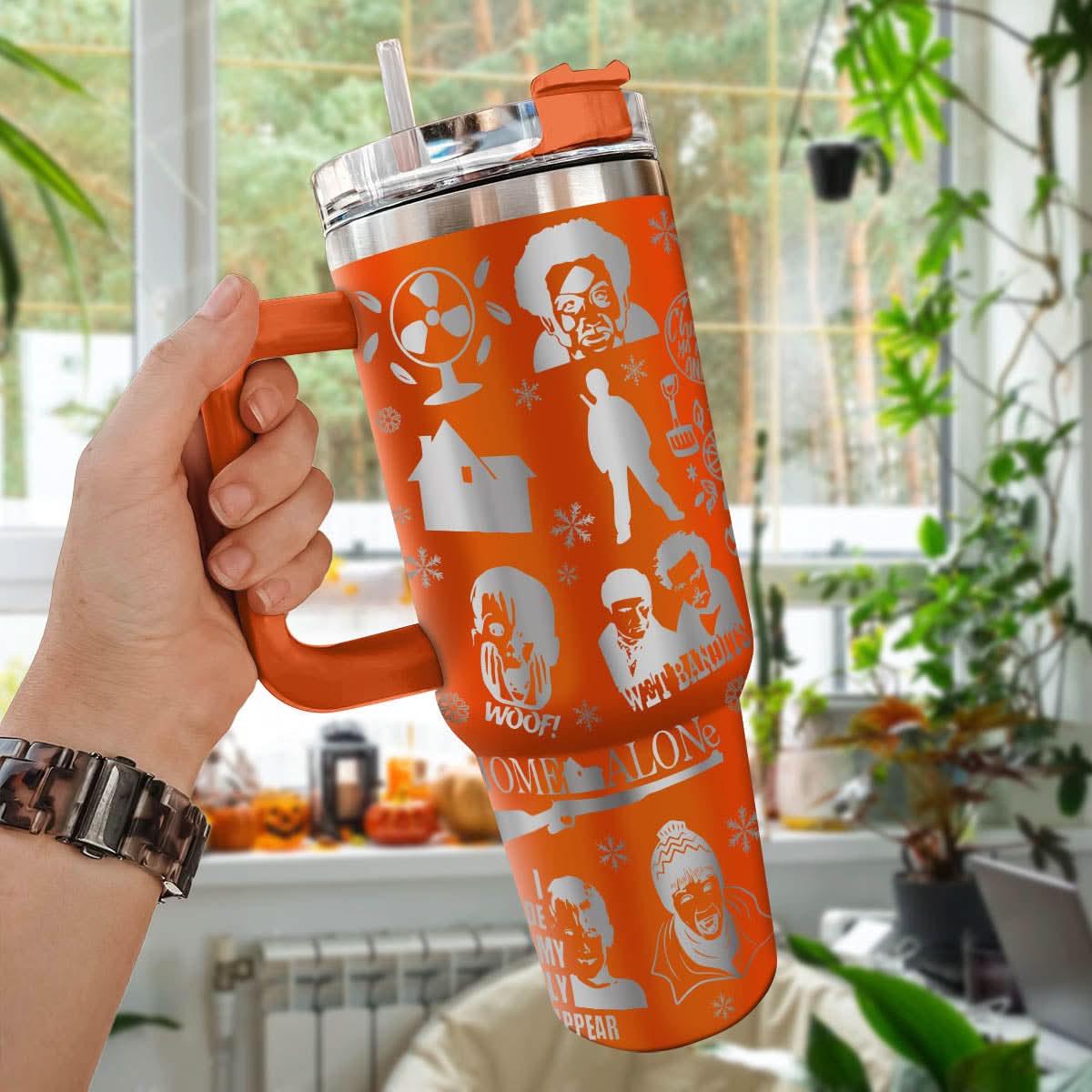 Home Alone Movies Custom Stanley Cup 40 oz 30 oz Tumbler With HandleTVC2301452