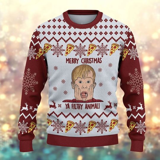 Home Alone Ugly Christmas Sweater - Image 7