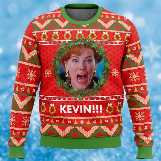 Home Alone Ugly Sweater, Kevin McCallister Xmas Sweater, Filthy Souls Alone Sweater - Image 7