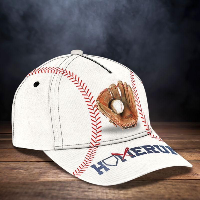 Home Run Baseball Fan Classic Cap Baseball Cap Trucker Hats Custom Hats Gifts For Men & Women