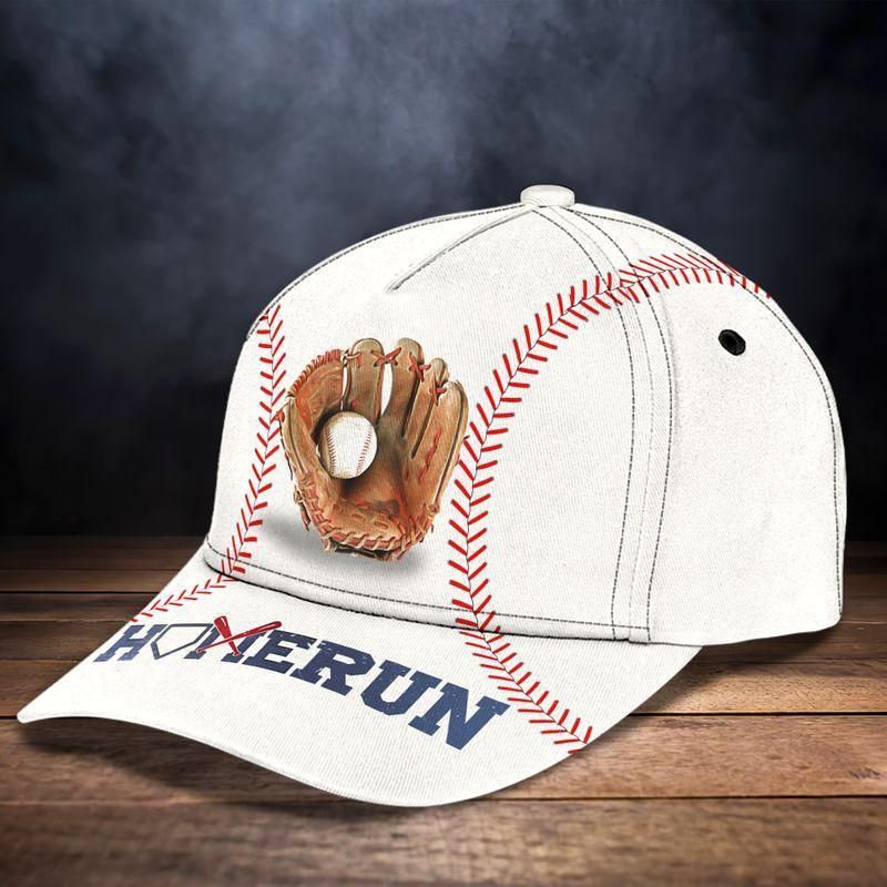 Home Run Baseball Fan Classic Cap Baseball Cap Trucker Hats Custom Hats Gifts For Men & Women