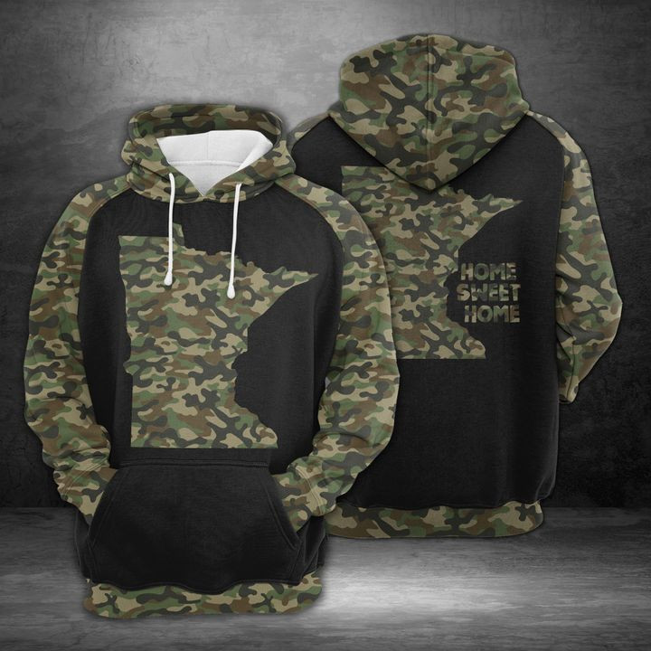 Home Sweet Home Minnesota 3D All Over Print Hoodie, Zip Hoodie
