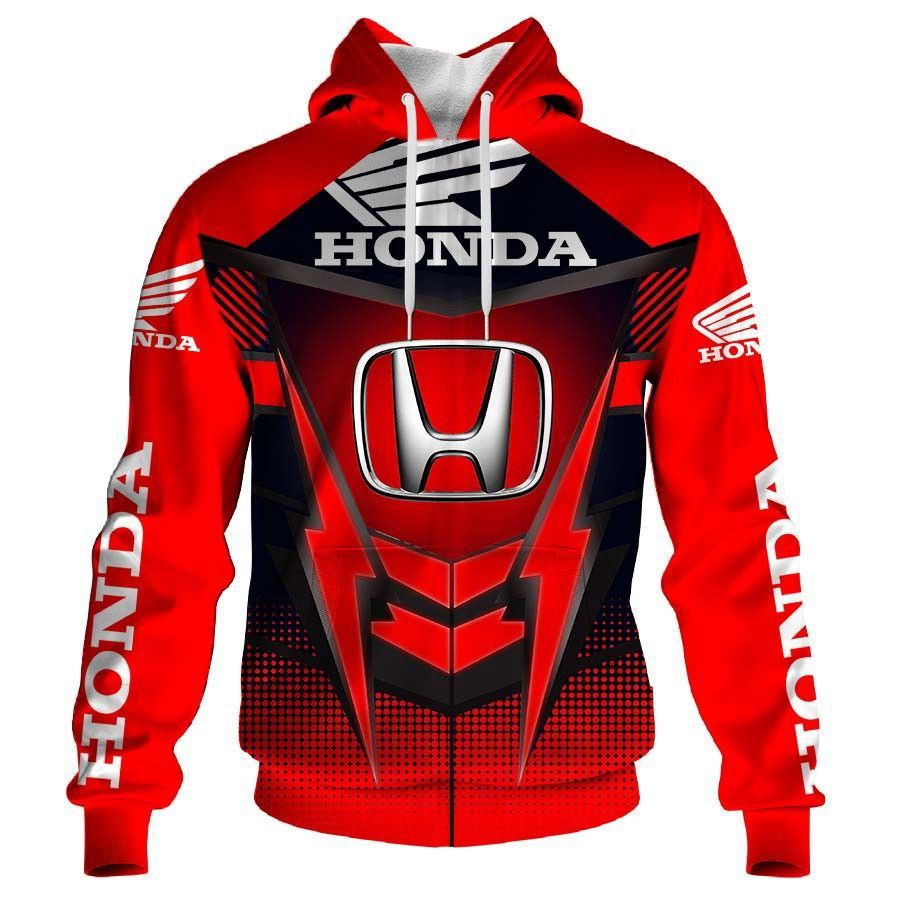 Honda 3D All Over Print Hoodie, Zip Hoodie